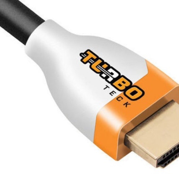 TURBO TECK HDMI Cable 1080P High Speed 3D 4K 60Hz UHD Gold Plated New - Picture 2 of 5